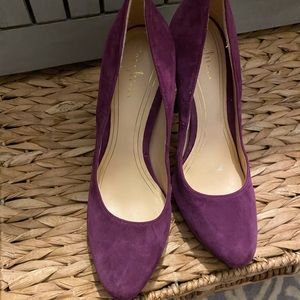 Cole Haan Purple Suede Pumps Size 7.5